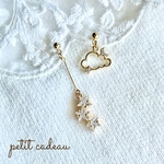  🆕キラキラ星&三日月✨アシメントリーピアス