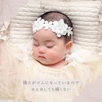 再販！花冠風レース【dress up hair band】赤ちゃん　ベビー　ヘアバンド　レースヘアバンド　　カチューシャ　花冠　バースデー　お食い初め　100日祝いなど　