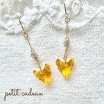 🆕sunflower🌻スワロフスキー✨ピアス