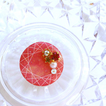［ yuyake ］夕焼けのカケラ brooch（circle）
