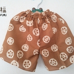 再販！れんこんの子どもハーフパンツ