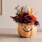 大きなかぼちゃ頭のハロウィンアレンジ