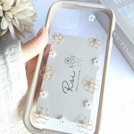 【フラワーフレーム】iPhoneケース　iPhone17e/17/17pro/17promax/