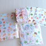 デザインペーパー【夏限定！選べるレトロ柄】5枚セット ラッピングペーパー 包装紙 A4紙もの おすそわけ