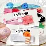 海の生き物 ミニヘアクリップ/パッチンピン ＊ヘアピン【夏 水族館】ヘアピン ＊ヘアアクセサリー