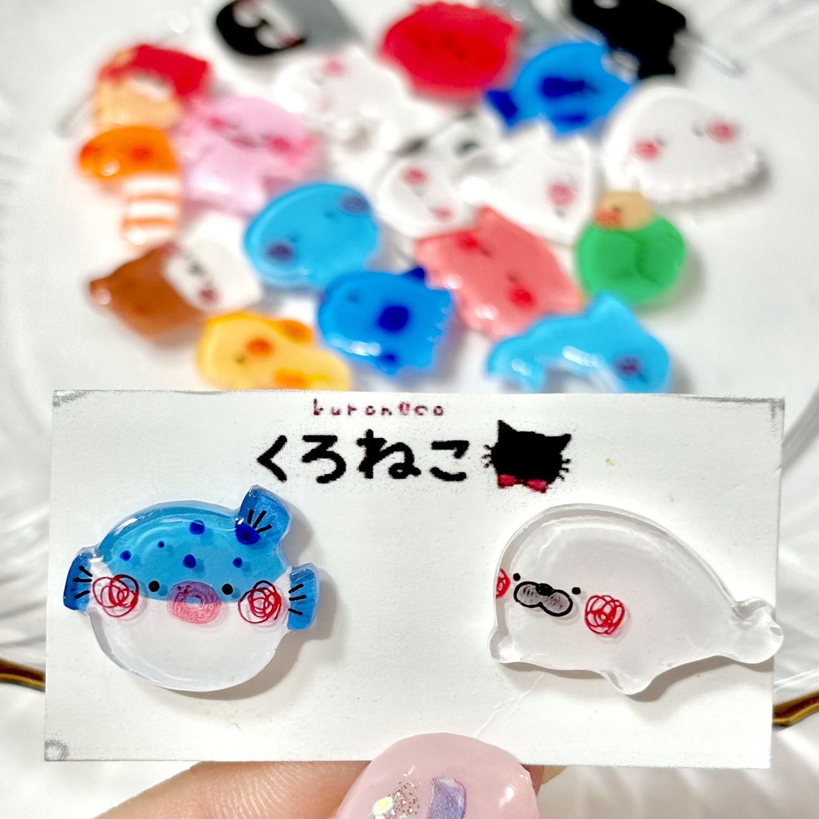 海の生き物 ミニヘアクリップ/パッチンピン ＊ヘアピン【夏 水族館