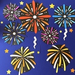 花火 壁面飾り 夏 立体 保育園 幼稚園 夏祭り 七夕 7月 8月