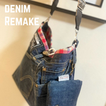 ｢犬｣リメイクdenimお散歩バッグ☆マナーポーチ付き 