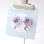 紫陽花 ピアス