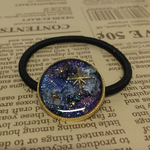  【sale】レジンの髪ゴム25 宇宙の星の