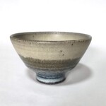 【父の日】青白いモダンなごはん茶碗
