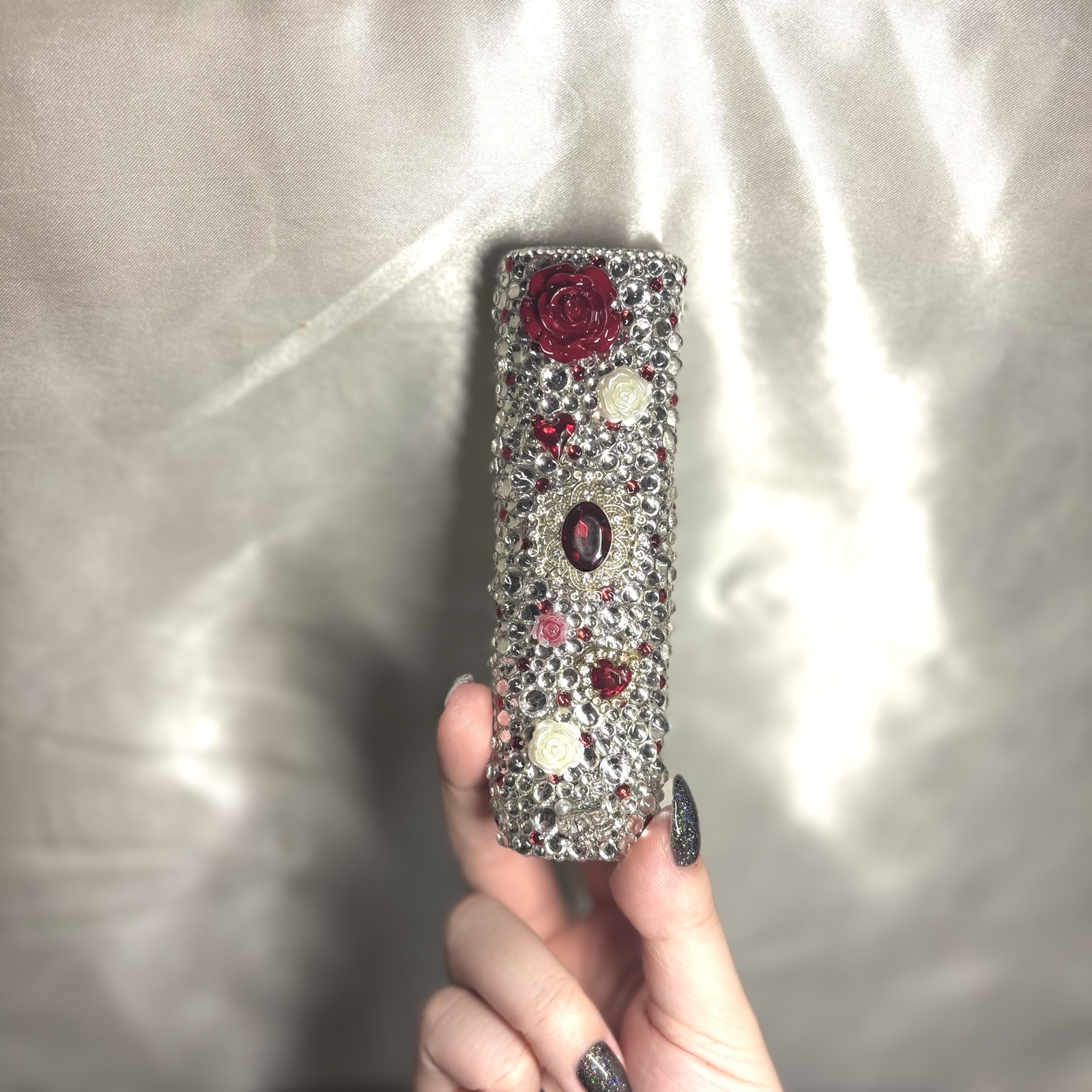 キラキラレッド✨️デコiQOSイルマiワンケース 旧型 - Noel-Tete