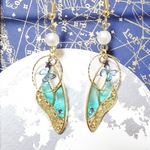 ☆蝶々ピアス：グリーン☆