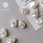 【10pcs】バロックパール イミテーション プラスチック ホワイト AB-041