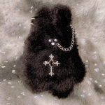 Gothicな黒うさぎ宇宙人くんのぬいぐるみ