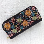インド刺繍🖤軽い長財布🖤通帳ケース♩お財布♬