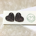 大きいハートピアス