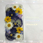 押し花スマホケース