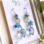【クリスタルストロベリーの耳飾り】Aタイプ　ピアス/イヤリング　レジンアクセサリー