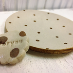 ドットの豆皿➕はしおき(セット)