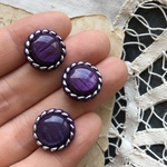 【1個】15mm/japan vintage/アクリルボタン