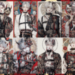 【６月受注販売品】SWEET BOY HANNYA MASK AI CS コラージュシート