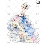 【Y85】teatea.オリジナル 人物ステッカー