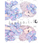 【Y143】teatea.オリジナル 人物ステッカー