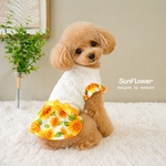 【犬服】Sunflowerワンピース🌻サイズオーダー＆名入れ可