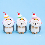 【ハリネズミ用顔はめ帽子】ペンギン帽子🐧🩵