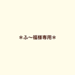 ＊ふ〜福様専用＊