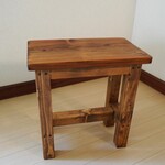 ウッドスツール スクエア[ブラウン]　受注製作