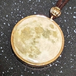 【黄金色の月】月ノ鏡ペンダント