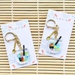 𝒏𝒆𝒘 ˎˊ˗夏季限定🫧 カラフルゼリーソーダのアクアリウムキーホルダー
