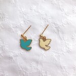 幸福の鳥ピアス