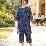 着物リメイク◎涼しすぎ‼️浴衣ワンピースチュニックとパンツのセット