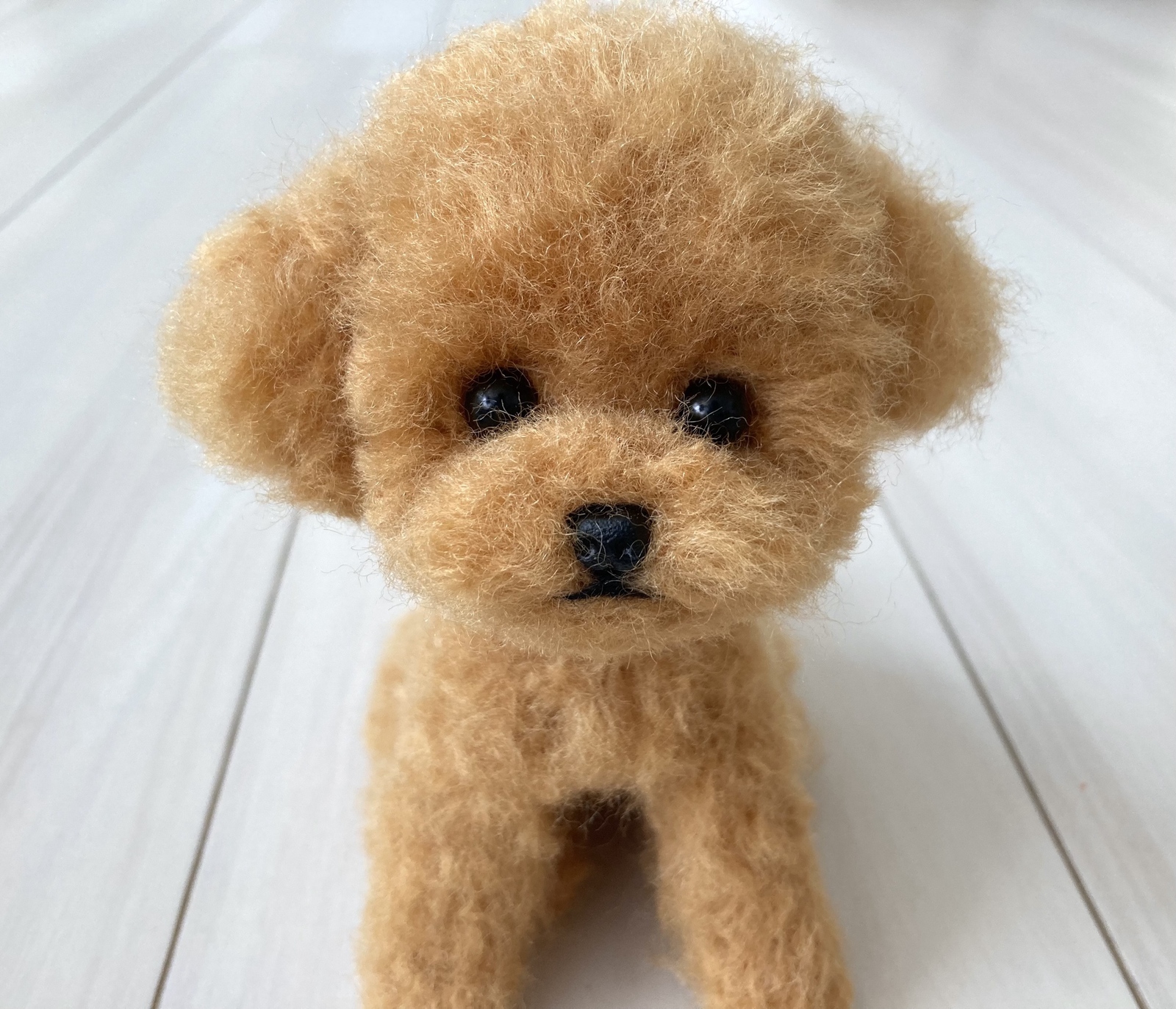羊毛フェルト 犬 トイプードル【黒】 - TOTOKAKA1'S GALLERY | minne