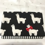 【再販×45】ふたつきポケットティッシュケース アルパカ ブラック