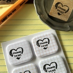 【新作】Thankyou♡ラバースタンプ 【キセカエハンコ】ヘッド、単品でも♡♡