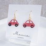 【再販】赤い車ピアス