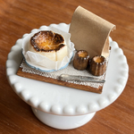 ミニチュアスイーツ|バスクチーズケーキセット