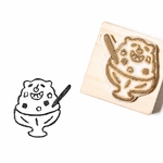 鹿児島のはんこ6　しろくま