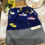 【再11】31×27電車欲しい新幹線⭐️ドクターイエロー❤️ネイビーヒッコリー❤️お名前タグ付お着替え袋、体操着入れ、オムツ入れなどに男の子可愛い巾着ラスト①⭐️持ち手オプション