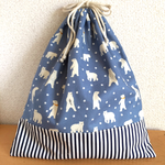 しろくまさんの お着替え袋