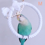 《ハートのぬくぬくブランコ》Mサイズ☆*°鳥ブランコ インコブランコ