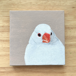 文鳥のつぶやき　ミニキャンバス原画