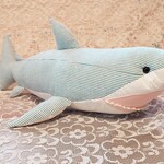 【オーダー作品】same様用　ホオジロザメ　ストライプぬいぐるみ　56cm 