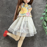 2段ミニシアースカート(ドール服)22センチドール洋服☆