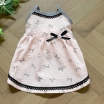 【SALE】Sサイズ＊リボン柄リップルキャミワンピース