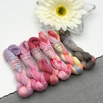 🐸30%OFF｜レース糸 #40(太) ⭐《はなとまどろみ》Col.1667～1672 ６色セット (各色約50ｍ) ⭐ 手染め糸 タティングレース